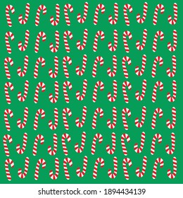Pattern with christmas sweets- vector clipart