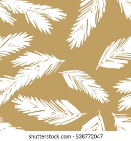 Pattern with Christmas tree