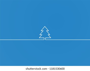 Pattern with christmas tree on it. Seamless pattern. Stock vector illustration