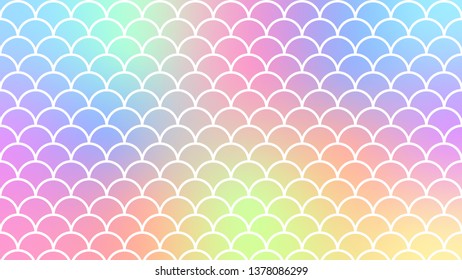 Pattern circle in rainbow pastel color background