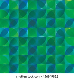 pattern of circle segment intersection