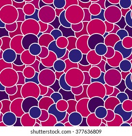 Pattern with circles. Abstract background. Business idea. Seamless pattern. Vector illustration.