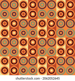 Muster aus Kreisen. Abstrakter futuristischer geometrischer Hintergrund. Modernes Grafikkonzept.
