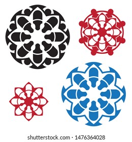 pattern circles, pattern art for scroll saw