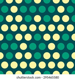 The pattern in circles; background in colored circles