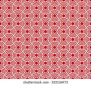 pattern of circles crossing each other