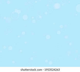 Pattern with circles of different scale and transparency with overlap. Light blue background for banners, web pages, ads, Wallpapers. Vector illustration