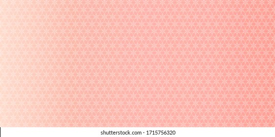 Pattern of circles and ellipses mix together and peach tone from light to dark color background