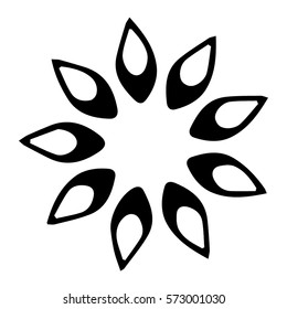 pattern circles flower beautiful perfect little holiday girl