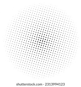 Pattern with circles, halftone dotted backdrop. Comic background. Pop art style. Vector illustration