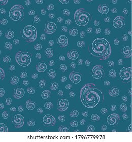 pattern of circles, lines and spirals. vector illustration