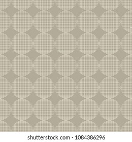 Pattern of circles and perpendicular lines.Shades of beige.The circles from the grid.Template for use and decoration.Design.Geometric abstract composition.Pattern of geometric shapes.Straight line.