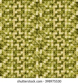 Pattern with circles. Yellow vector background