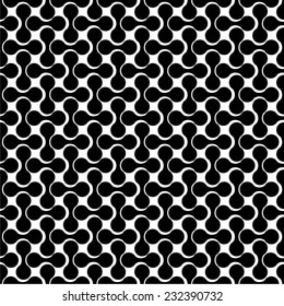 Pattern with a circular elements bound.Geometric puzzles.