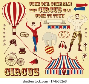 Pattern of the circus