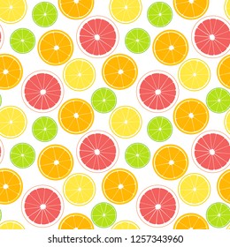 pattern citrus, orange, lemon, grapefruit, lime