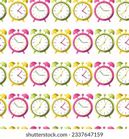 Reloj de patrón, hora, sellos, mañana.