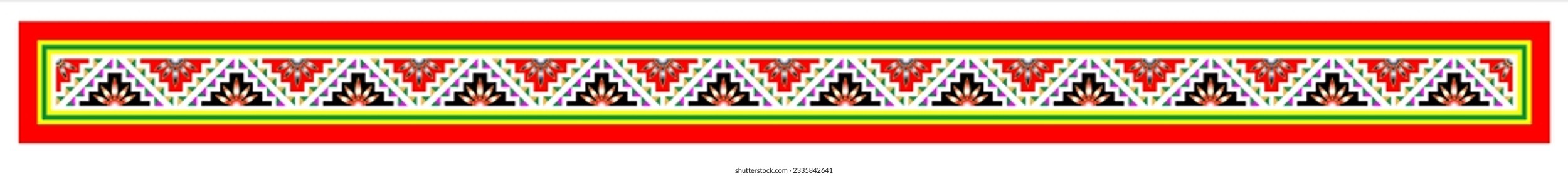 The pattern for cloth that Hmong ever made for dressing