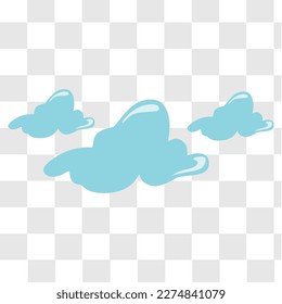 pattern with clouds and cloud and sky PNG vector design banner and template design 