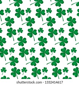 Pattern clover saint patrick's day