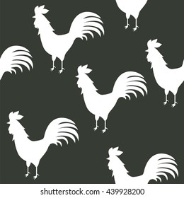 pattern cocks silhouette 