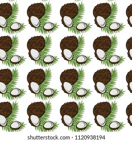 Pattern coconut Seamless