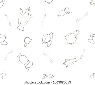pattern coffee service line image