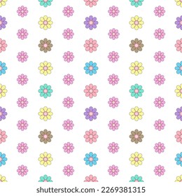 Pattern collection classics flowers background. fabric design texture.