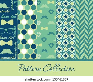 pattern collection design. vector illustration
