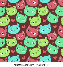 pattern color cat