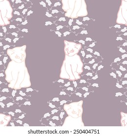 Pattern color of cats and mice