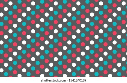 Pattern color dot abstract seamless vector