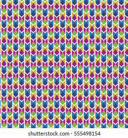 Pattern Color graphic on white Background