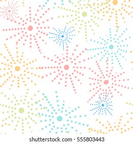 Pattern color point on the shape of heart. Geometric design