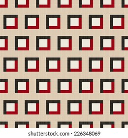 Pattern with color squares for design.  Geometric vector background with tiled elements. Seamless modern colorful texture with repeating tiles. Ornamental abstract wallpaper. Decoration wrapping.
