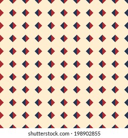 Pattern with color squares for design.  Seamless geometric vector background with rhombus elements. Abstract modern color texture with repeating tiles. Ornamental wallpaper. Creative backdrop.