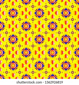 Pattern colored figure