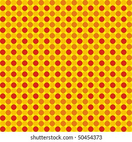 Pattern from colored round forms