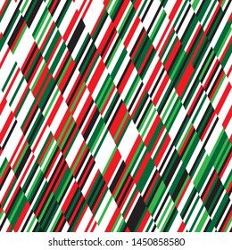 Pattern with colored stripes. Seamlessly repeatable abstract pattern.