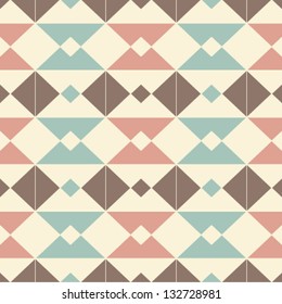 pattern with colored triangles on a gentle background