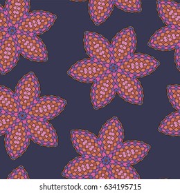 Pattern colorful abstract floral,for design textile,background,art,wallpaper,