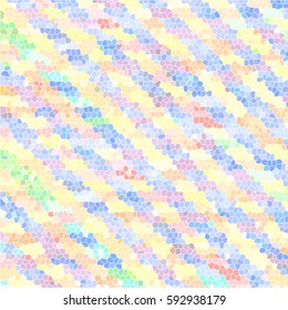Pattern of colorful abstract geometric shapes