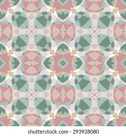 pattern of colorful abstract mandala shapes N16