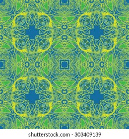 pattern of colorful abstract mandala shapes 6