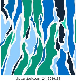 pattern of colorful brush strokes,blue,green,navy,