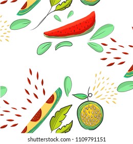 pattern colorful fruits. for poster, card, invitation, placard, brochure, flyer
