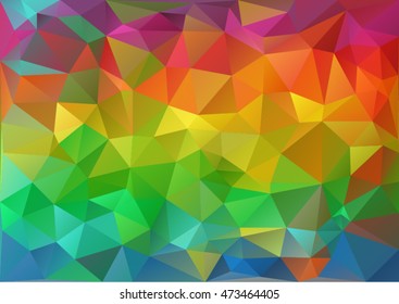 Pattern Colorful Geometric Style.
