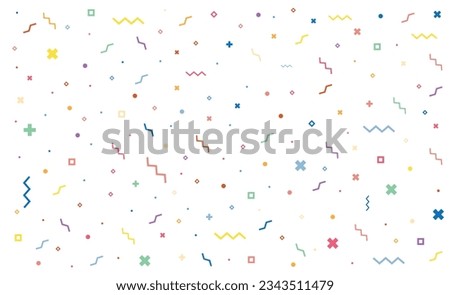 Pattern colorful Hipster Abstract. Form Geometric Line Shapes. fashion style seamless background, banner, poster.