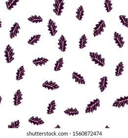 A pattern with colorful leaves you can use to print on fabric, paper and other surfaces