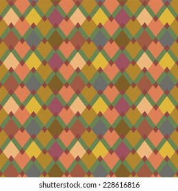 Pattern of colorful lozenges. Vector illustration